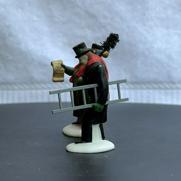 Dept 56 Town Crier & Chimney Sweep Dickens Village Christmas Accessory - 1990 - Picture 6 of 10